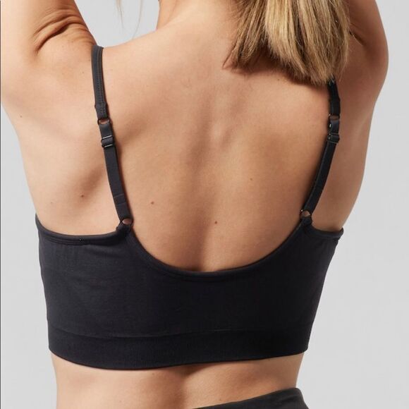 NWT Athleta Renew Bra. A-C. Large Black - Picture 4 of 11